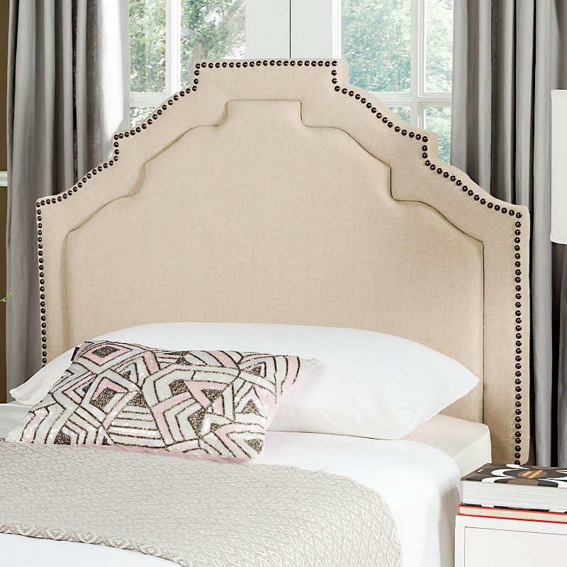 Safavieh Alexia Brass-Finish Nailhead Headboard