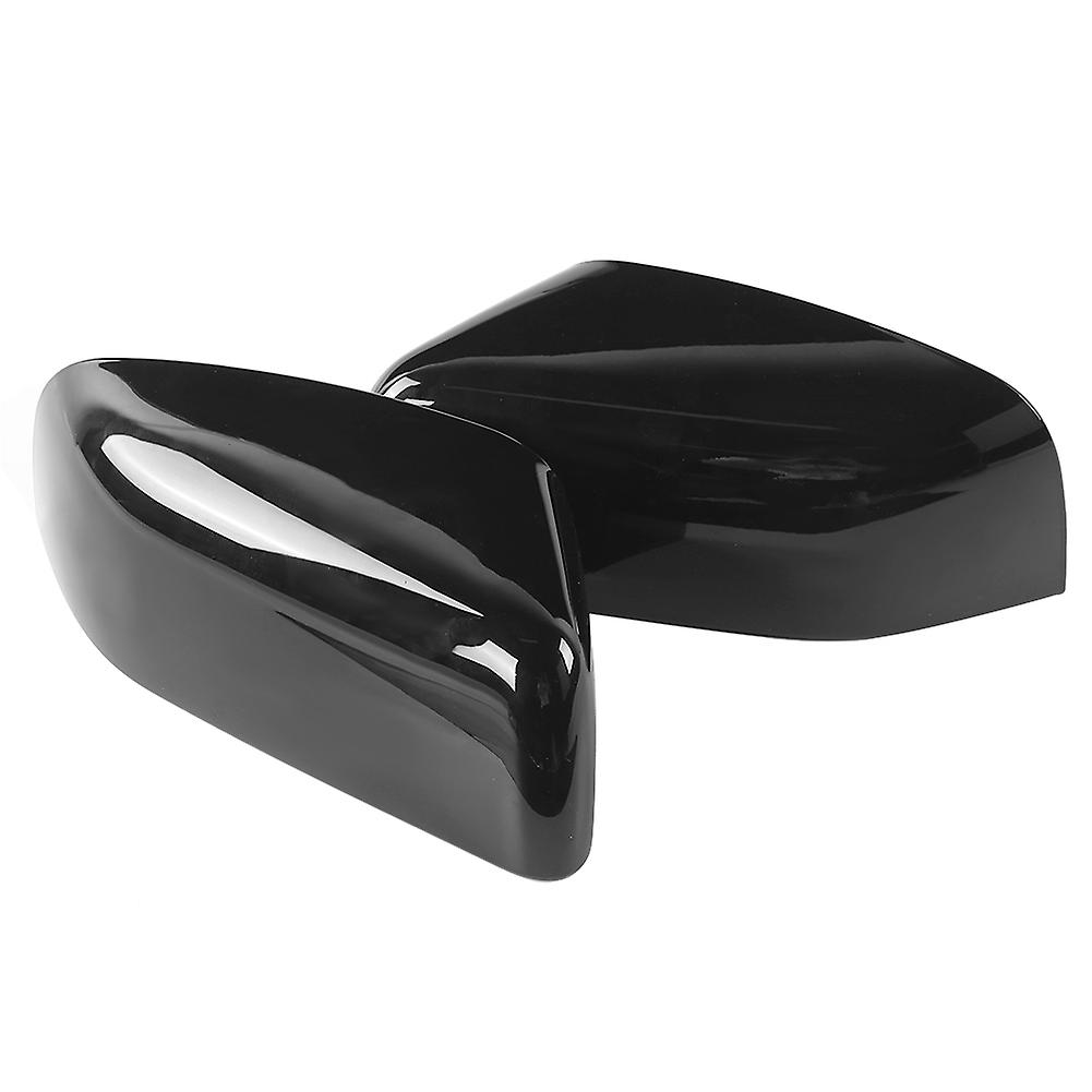 2pcs Rearview Mirror Cover Caps Glossy Black Fit For Land Rover Range Rover Sport/lr2/lr4