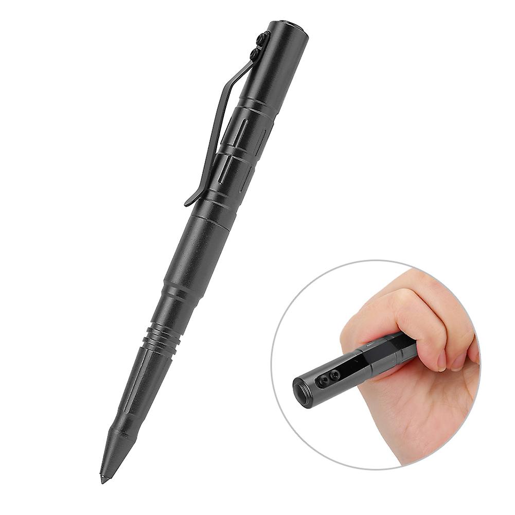 Self Defense Military Pen Tactics Pen Tungsten Steel Survival Defense Tool (black)