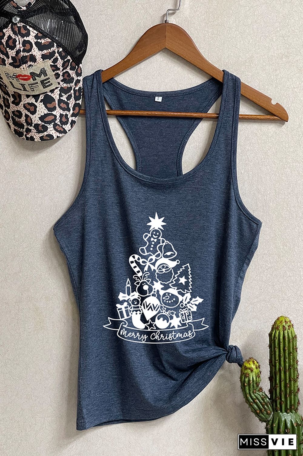 Christmas Tree Sleeveless Tank Top Wholesale