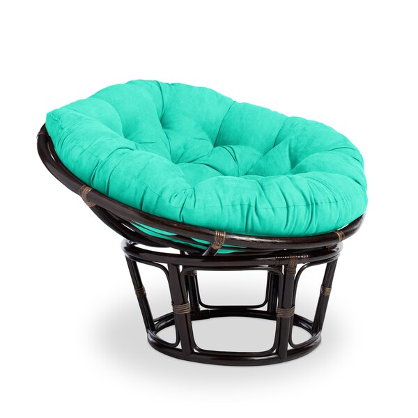 Bali 42-inch Papasan Chair with Microsuede Cushion