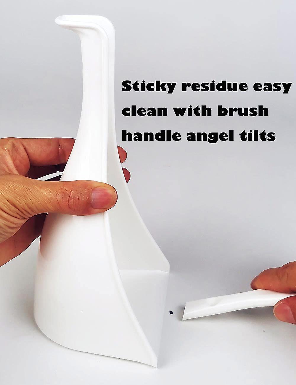 Mini Dustpan And Brush Set，compact Dust Pan And Hand Broom Set，white