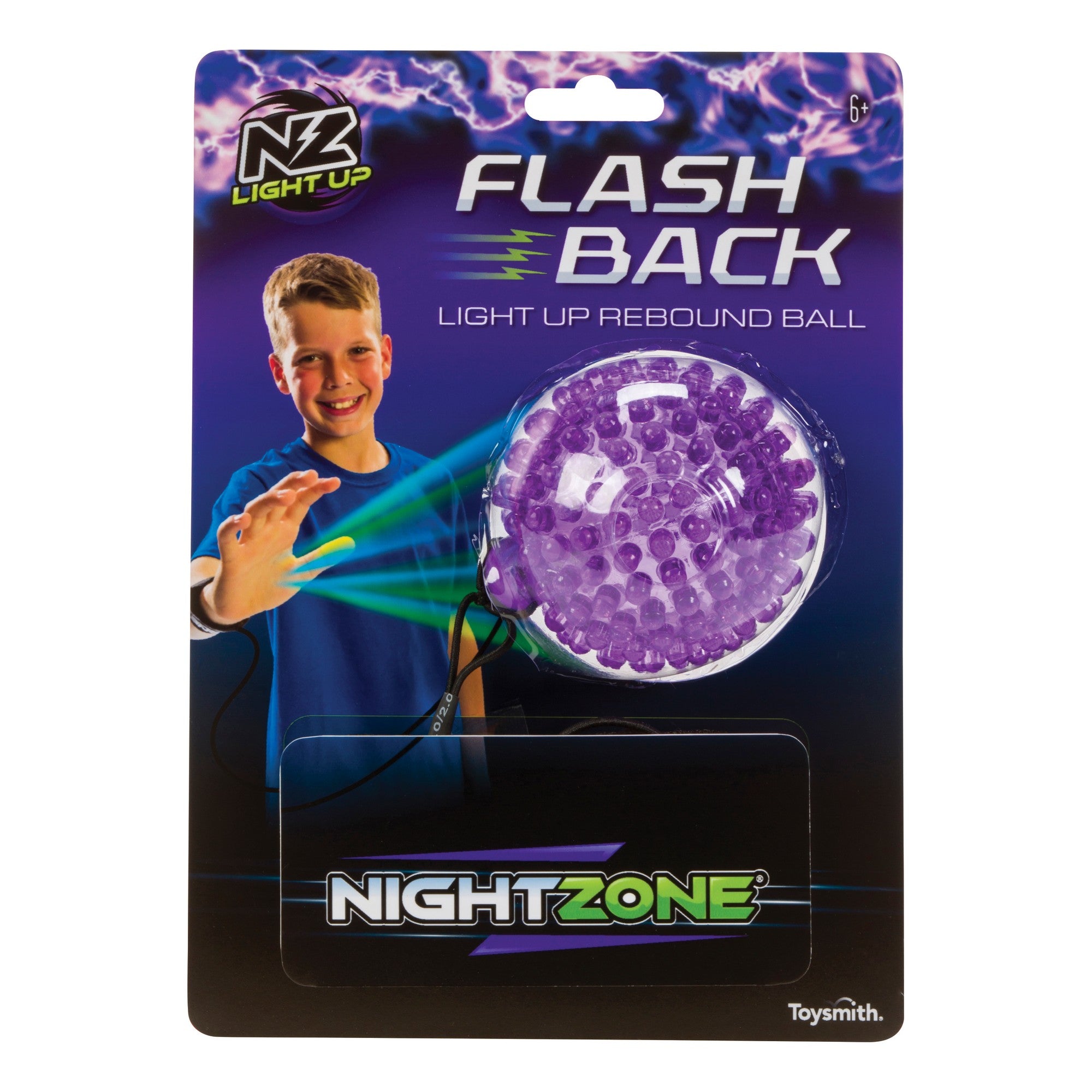 Toysmith Nightzone Flashback Rebound Light Toyball