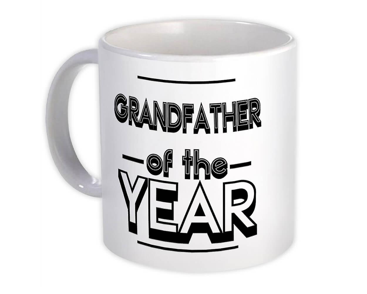 Gift Mug: GRANDFATHER of The Year Christmas