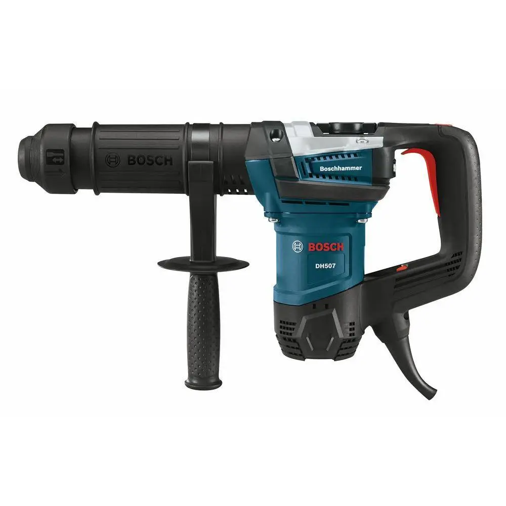 Bosch 10 Amp Corded SDS-max Concrete Demolition Hammer with Auxiliary Handle and Carrying Case DH507