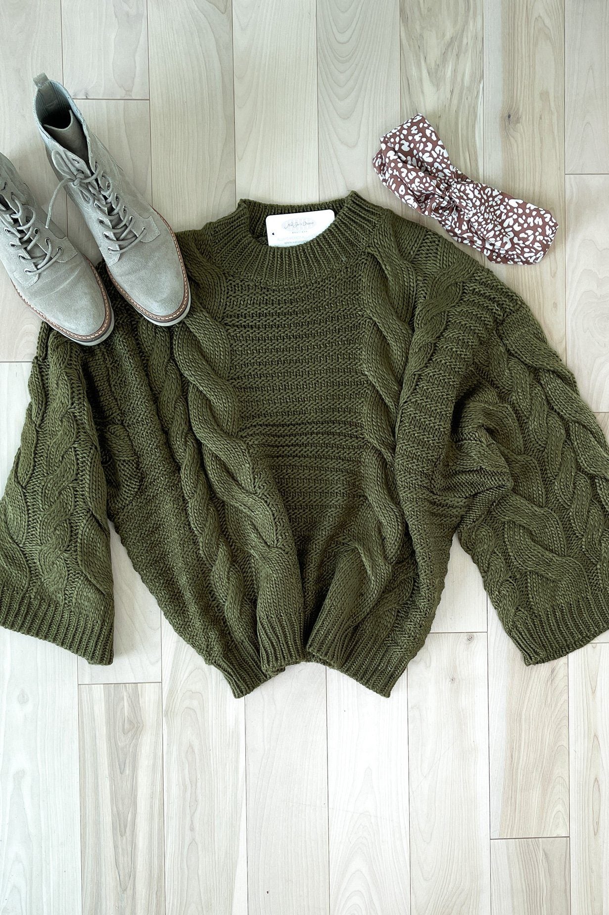 Optimistic Beauty Oversized Sweater