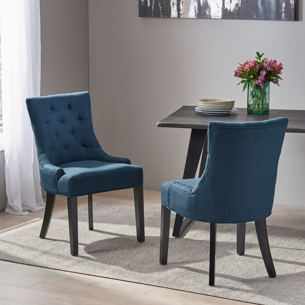 Cheney Contemporary Tufted Dining Chairs (Set of 2) by Christopher Knight Home   21.50\