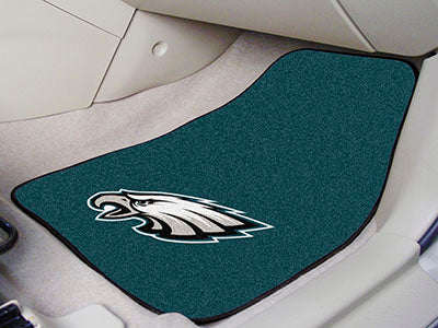 Philadelphia Eagles 2-pc Carpeted Car Mats 17