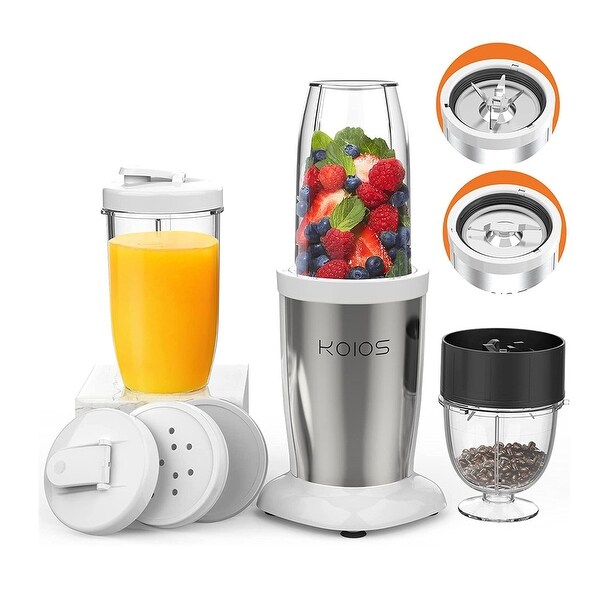 White 11 Pieces Set Blender 850W for Kitchen Baby Food