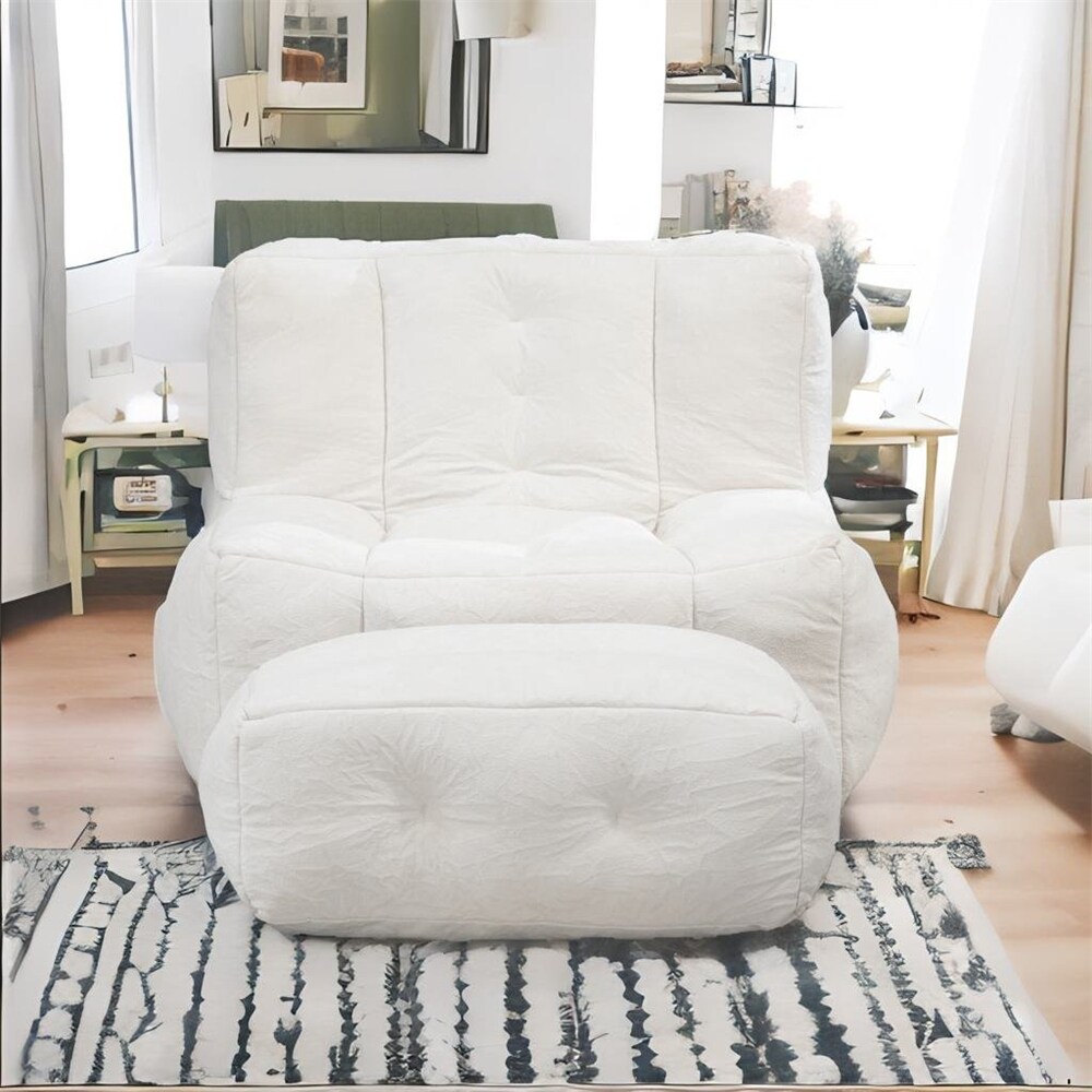 Fluffy Bean Bag Chair Comfortable Bean Bag Super Soft Lazy Sofa Chair