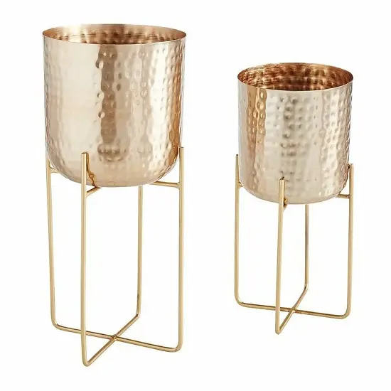 Buy Handmade Top Quality Metal Made Planter set of 3 with Custom Size Available For Home   Garden Decoration Uses