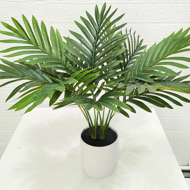 GS ZZKXPZ023 5 High quality natural green areca palm bonsai potted artificial kentia palm tree for indoor decoration