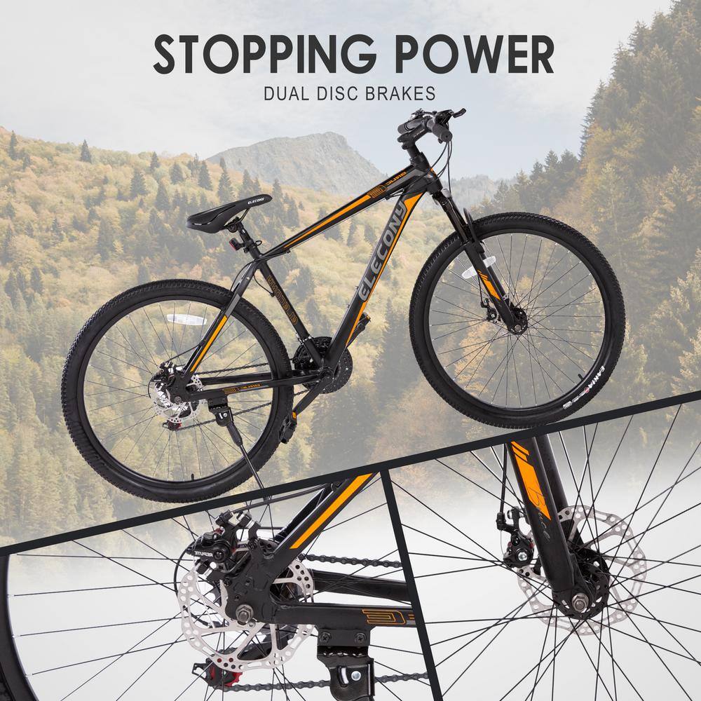 27.5 in. Mountain. Bike With Mechanical Disc Brakes For Adult and Teenagers HP-27-O