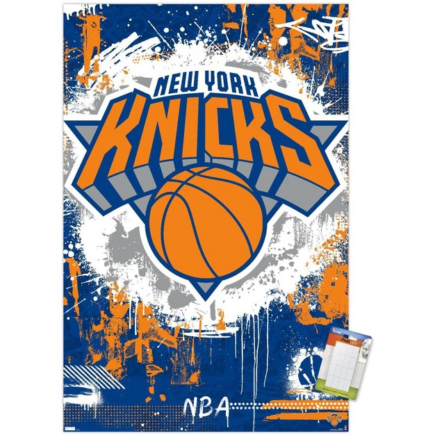 Trends International Nba New York Knicks Maximalist Logo 23 Unframed Wall Poster Prints