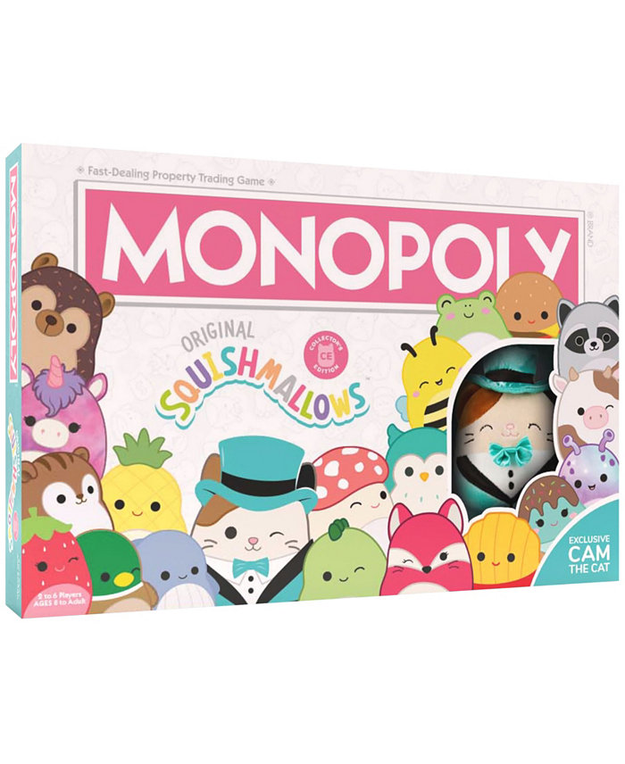 USAopoly Monopoly Game Original Squishmallows Collectors Edition