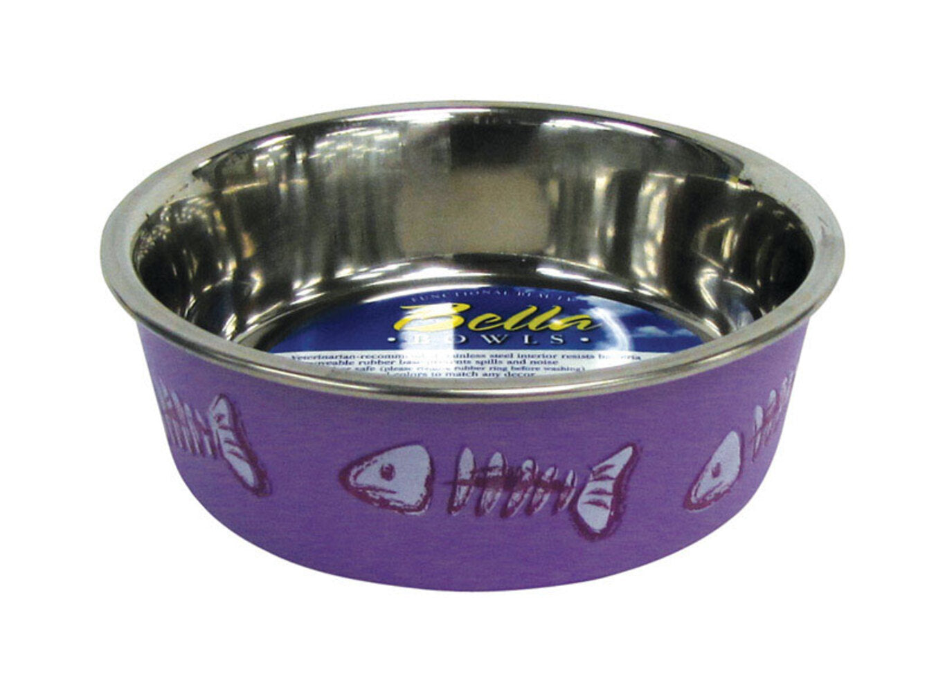 CAT BOWL PURPLE 1CUP