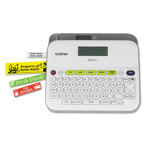 Brother PT-D400AD Versatile， Easy-to-Use Label Maker with AC Adapter， 5 Lines， 7.5 x 7 x 2.88