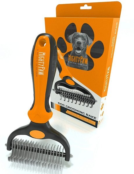 Mighty Paw Dog and Cat Grooming Rake