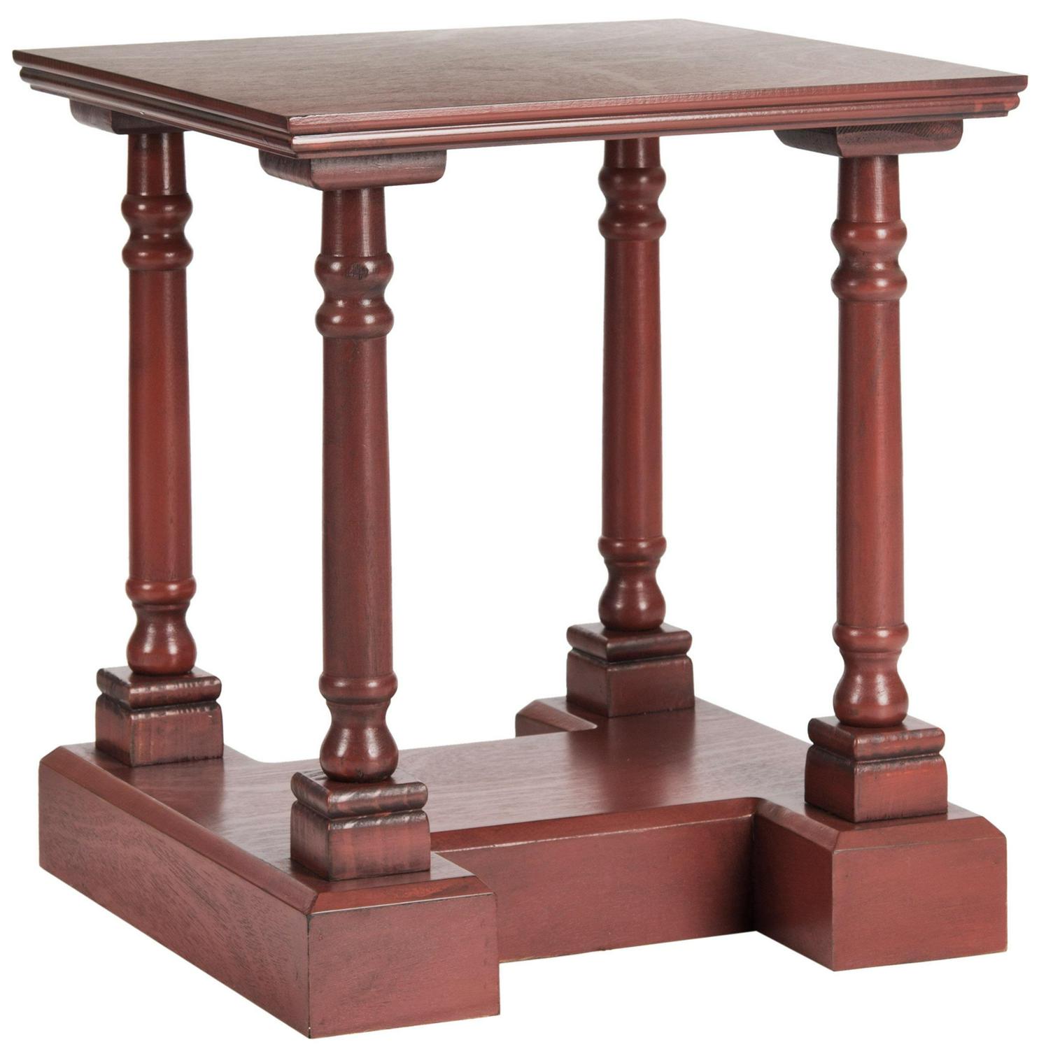 Safavieh Endora End Table， Red