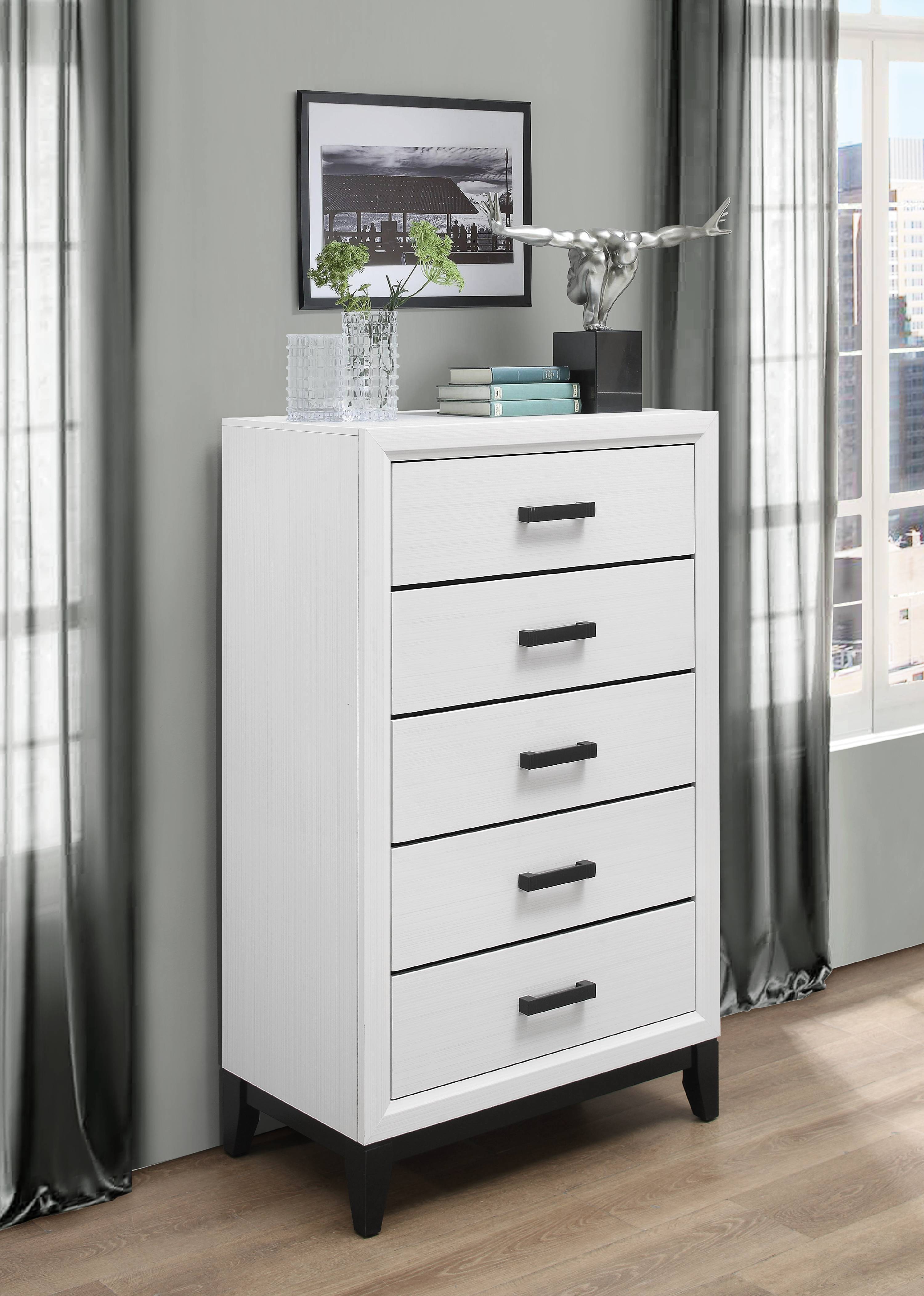 Global Furniture USA Kate White Chest