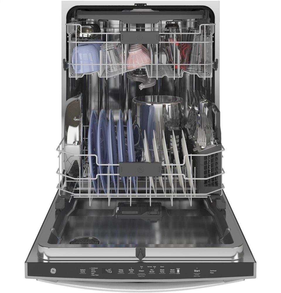 Ge Appliances GDT665SSNSS Ge® Top Control With Stainless Steel Interior Dishwasher With Sanitize Cycle & Dry Boost With Fan Assist