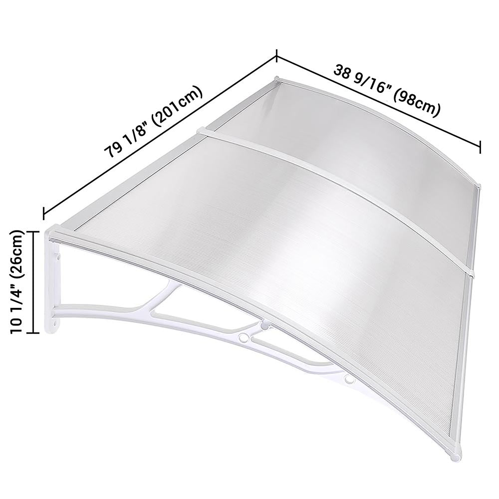 Yescom Door & Window Poly Awning Canopy 120