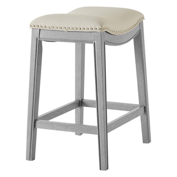 Grover Faux Leather Upholstered Counter Stool