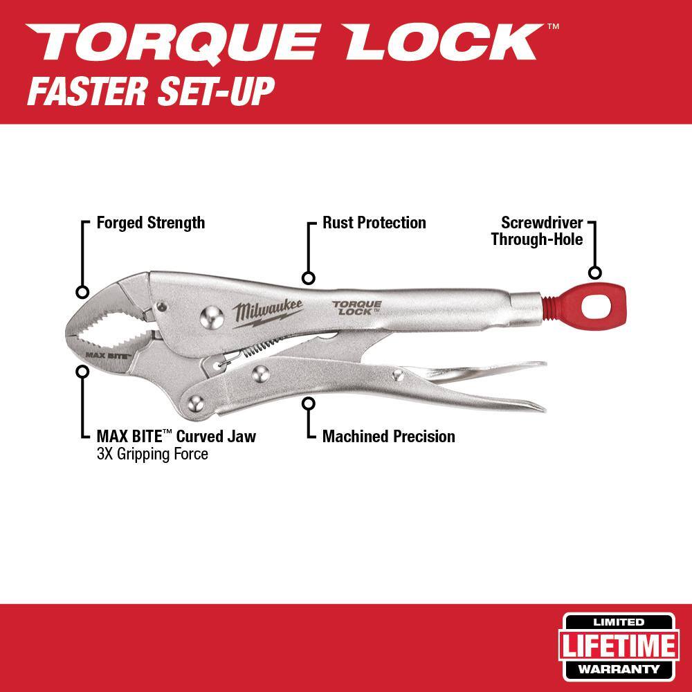 MW 38 in. Drive SAEMetric Ratchet and Socket Mechanics Tool Set with Torque Lock Locking Pliers Kit (66-Piece) 48-22-9008-48-22-3690