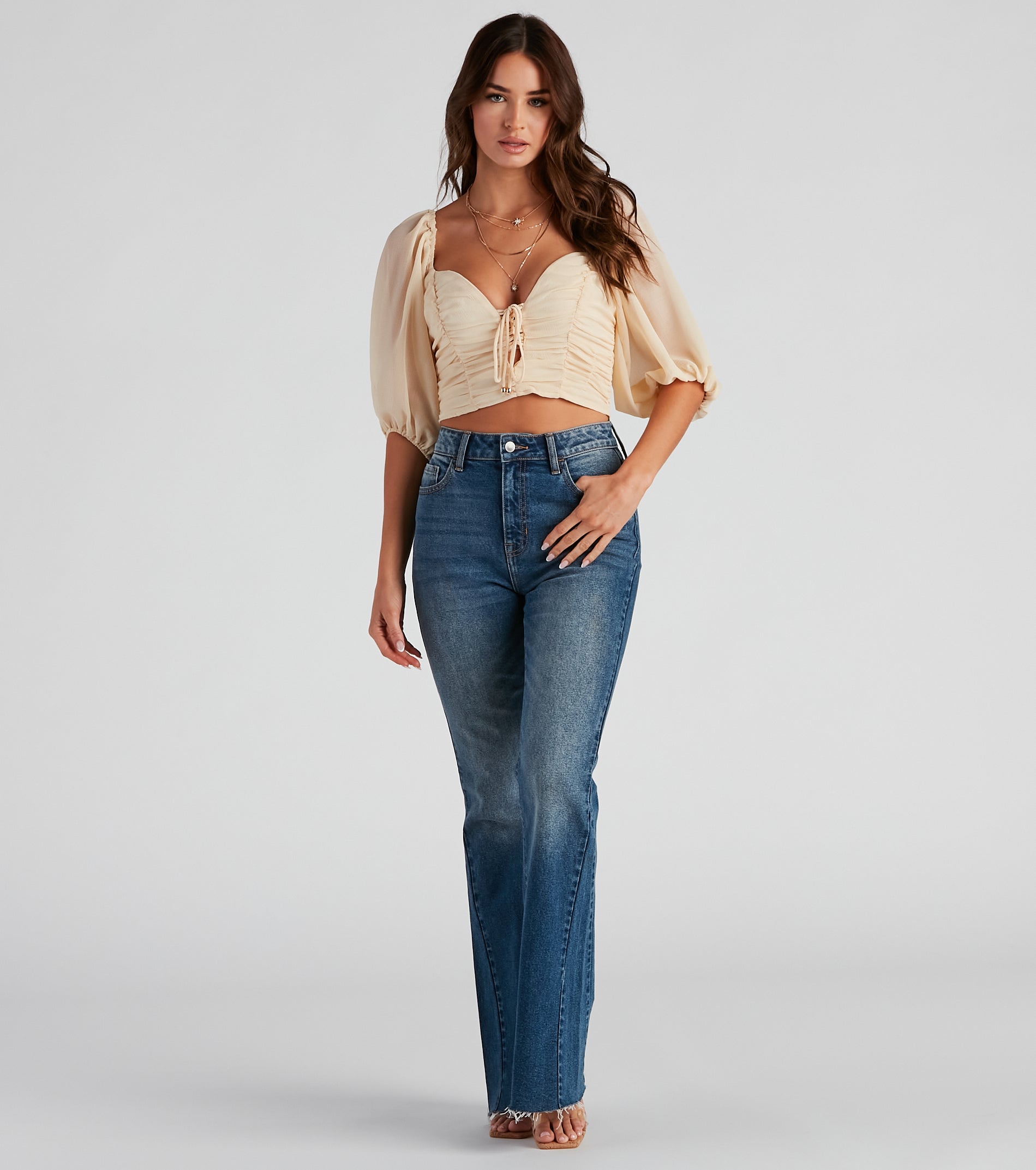 Effortless And Chic Cropped Blouse