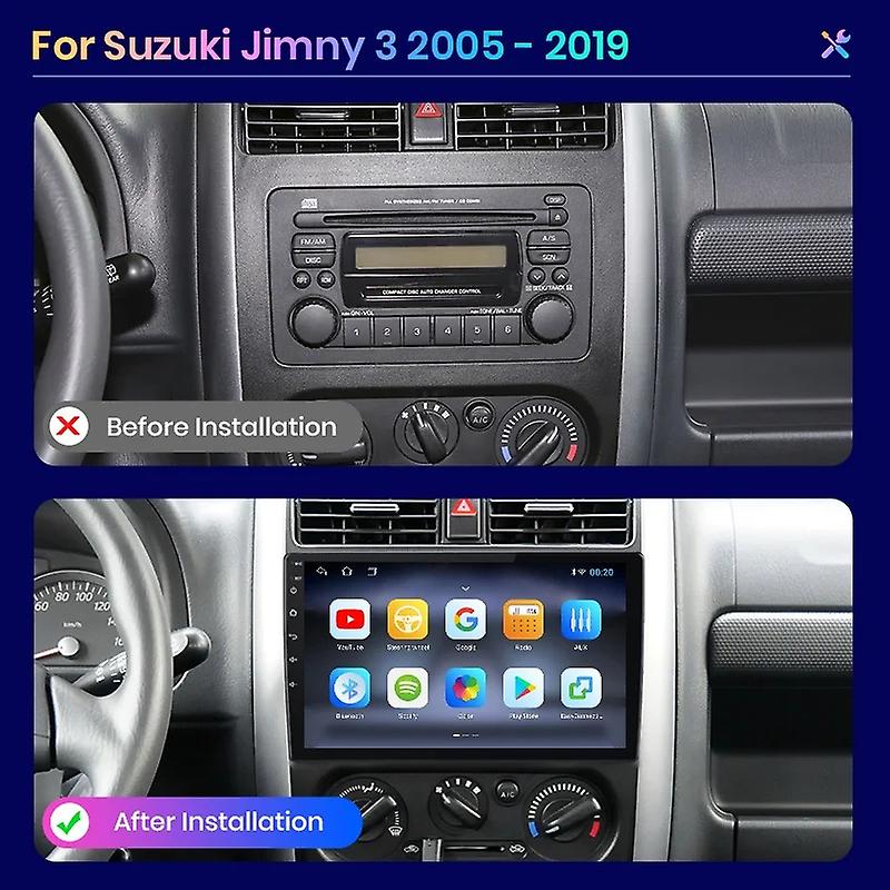 Wireless CarPlay Android Auto Radio for Suzuki Jimny 3 2005 - 2019 4G Car Multimedia GPS 2din