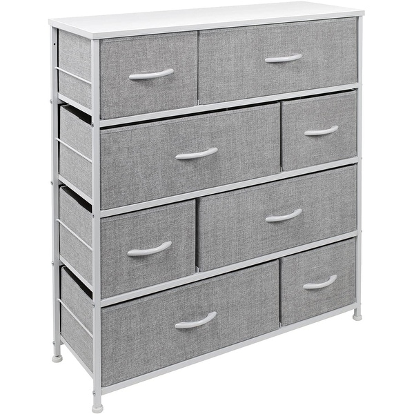 Dresser w/ 8 Drawers Furniture Storage and Chest Tower for Bedroom - - 34478683