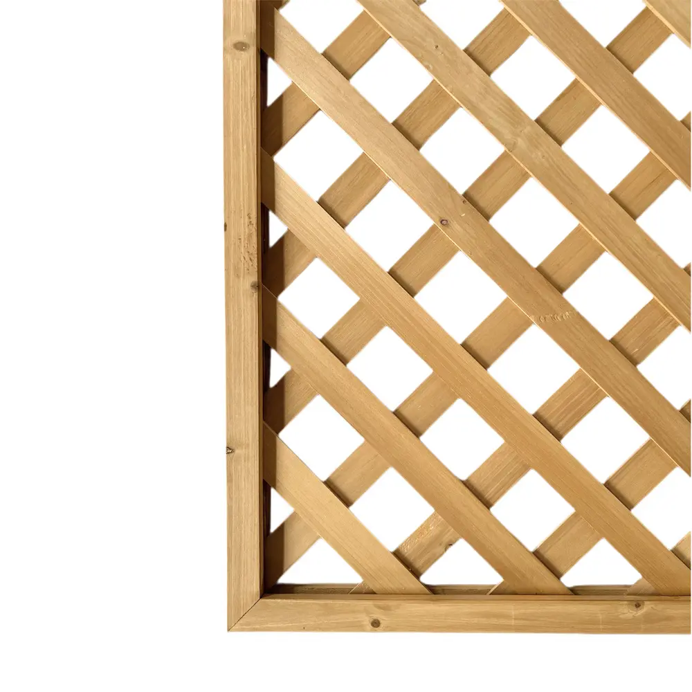 Manufacturer supply garden trellis lattice fence wall wood decorative garden picket fence