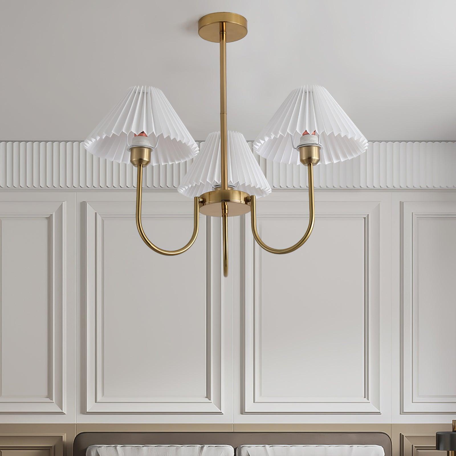 Lenore Pleated Chandelier