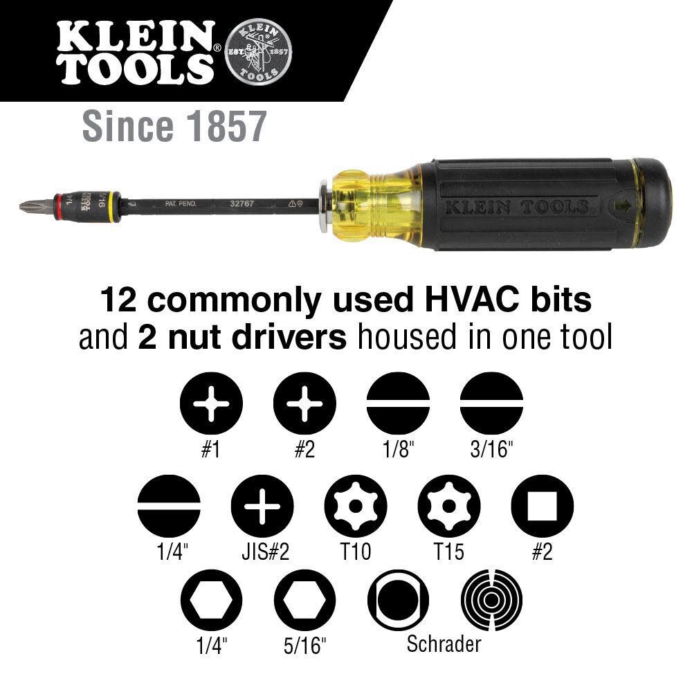 Klein Tools 14 in 1 HVAC Adjustable Screwdriver 32304 from Klein Tools