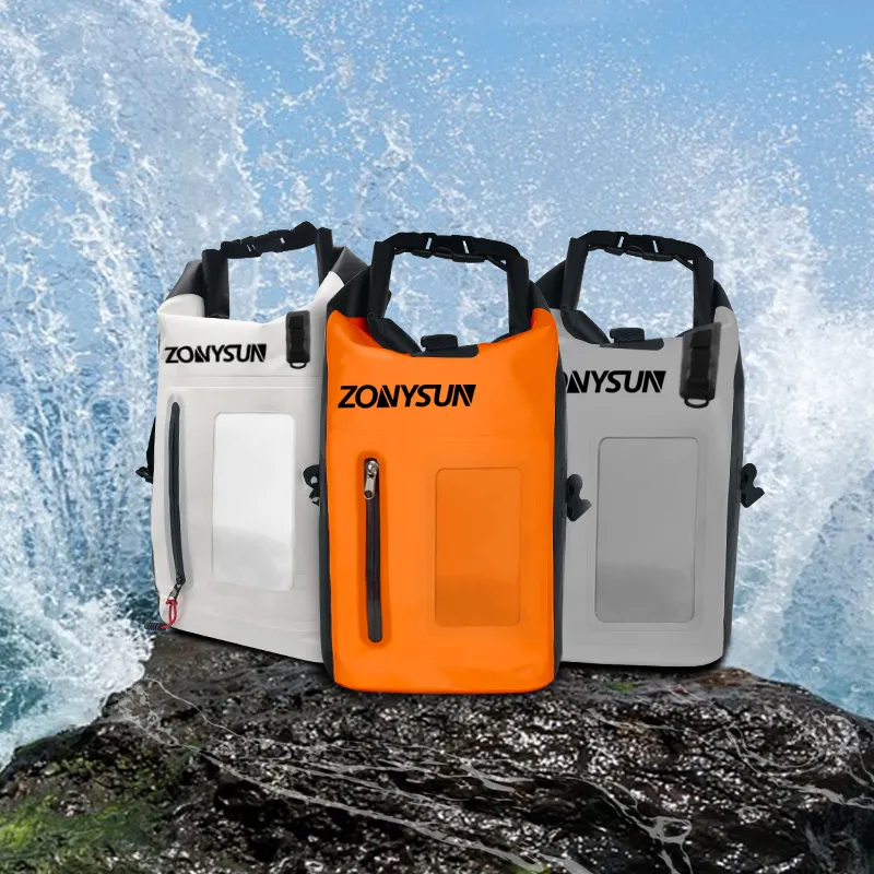 Outdoor Foldable WaterProof Dry Bag Pvc Custom Logo Floating Camping Hiking Travel Swim Waterproof Backpack Bag