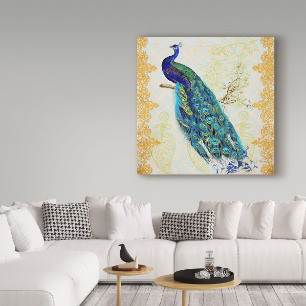 Trademark Fine Art jean Plout x27 beautiful Peacock x27 Canvas Art