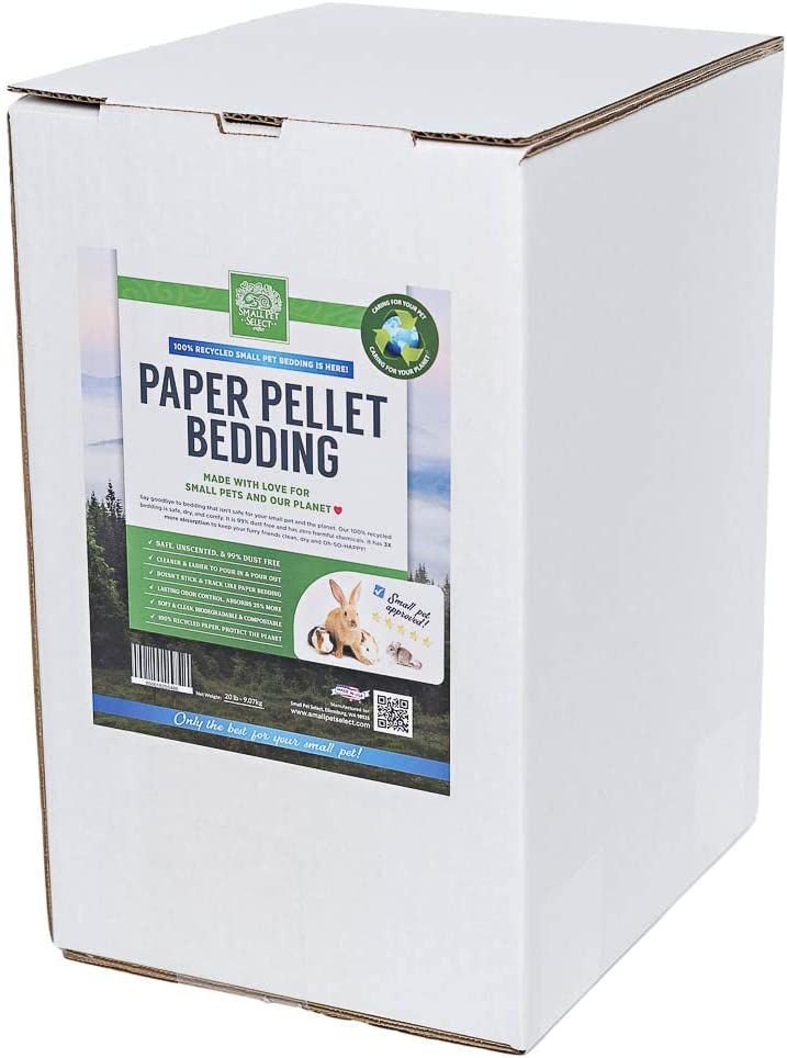 Small Pet Select Pelleted Paper Small Animal Bedding， White