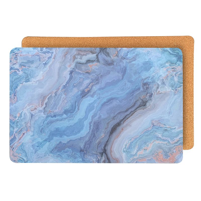 Dainty Home Marble Cork 12 x 18 Placemats Set Of 4