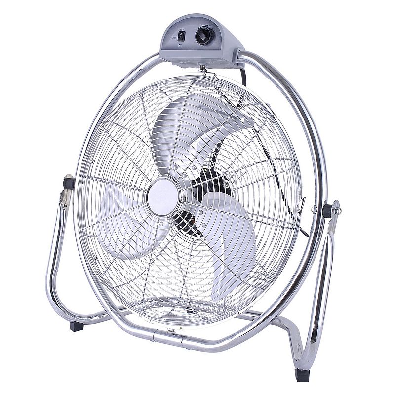 Optimus 20 in. Grade Oscillating High Velocity Fan with Chrome Grill