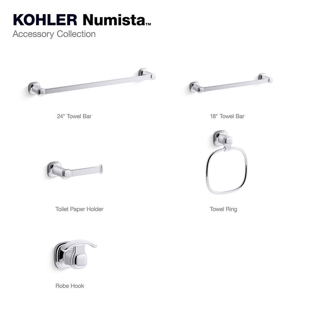 KOHLER Numista 24 in. Towel Bar in Polished Chrome R30660-CP