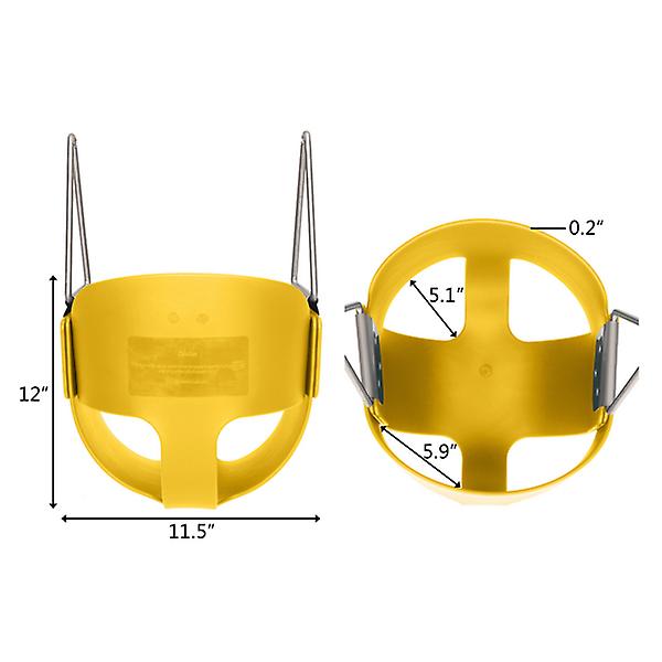 Swing Set Stuff Highback Full Bucket Swing Yellow 65538