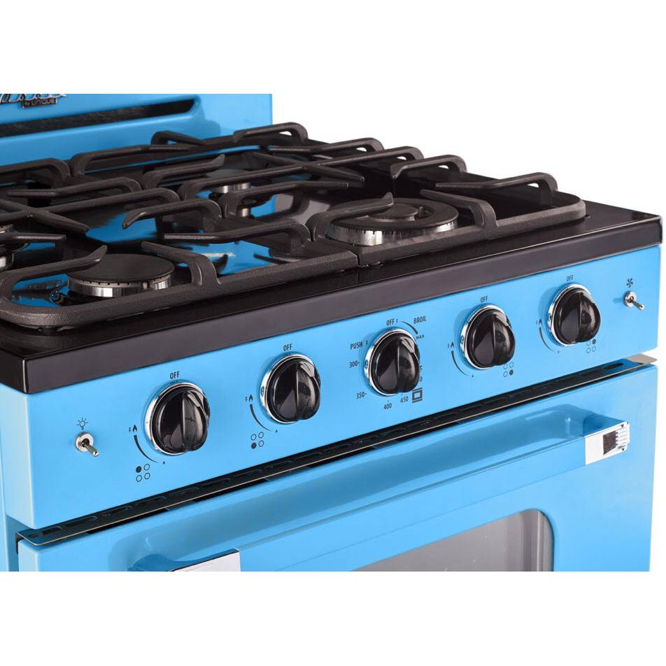 Unique Appliances 30-inch Freestanding Gas Range with Convection Technology UGP-30CR RB