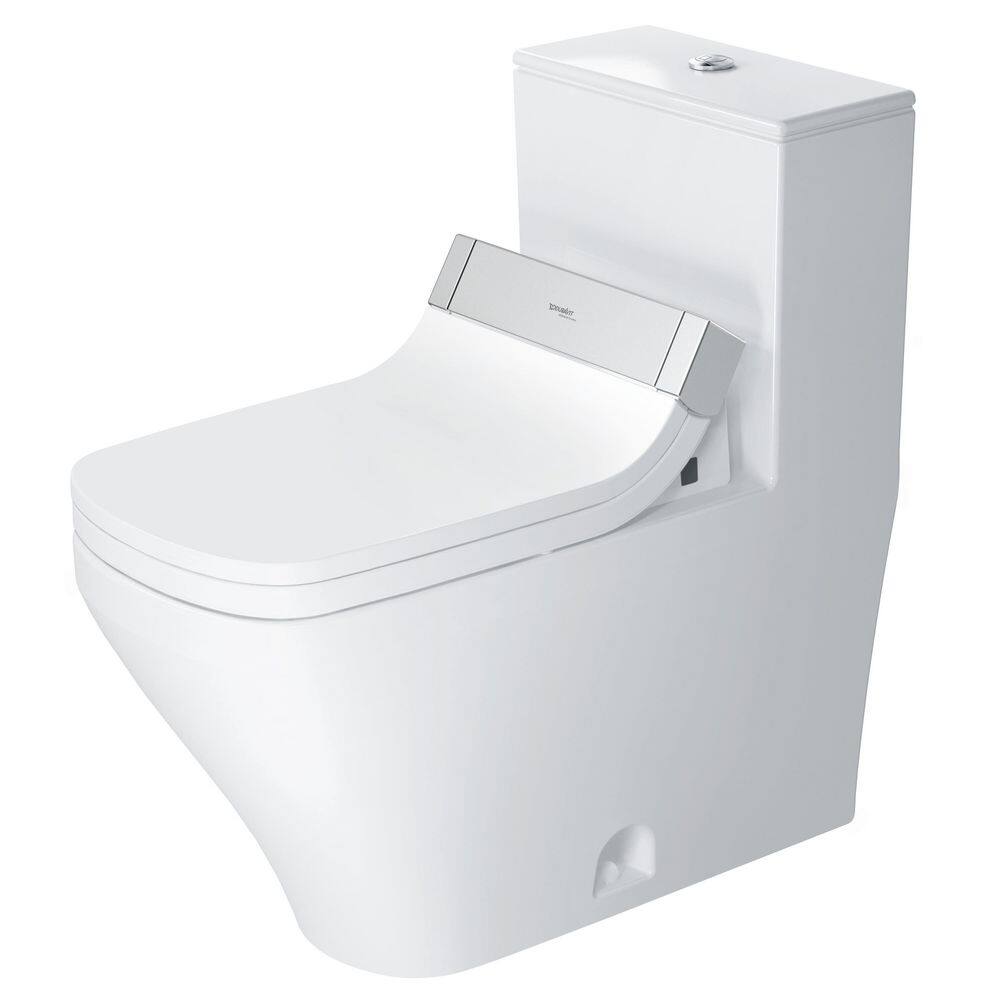 Duravit 1-Piece 0.92 GPF Dual Flush Elongated Toilet in White Seat Not Included 2157510005