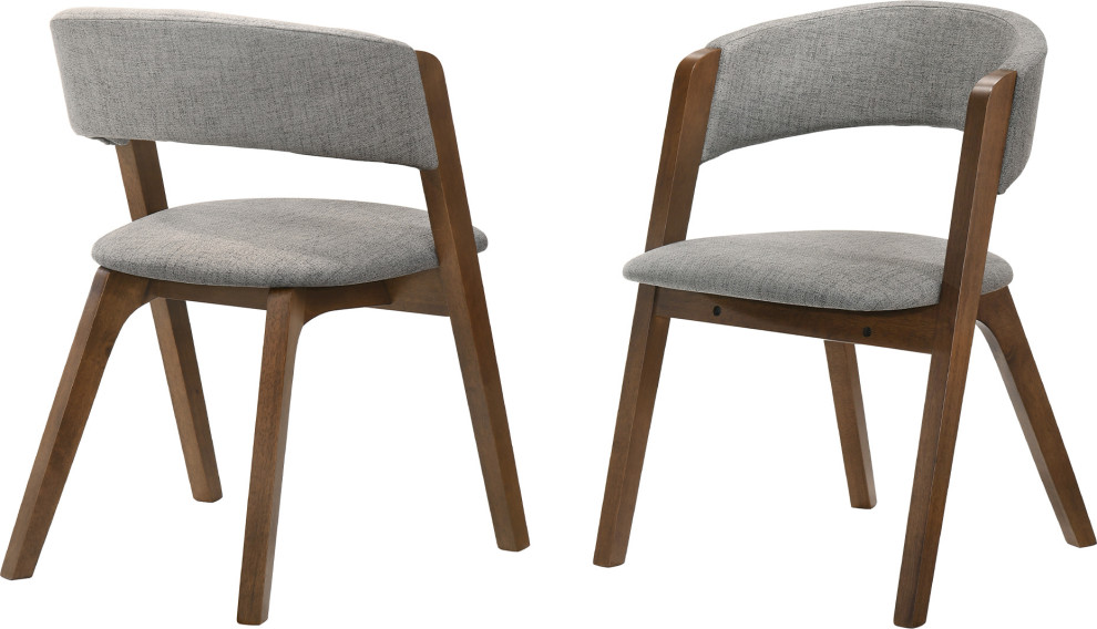 Rowan Accent Dining Chair (Set of 2)   Midcentury   Dining Chairs   by HedgeApple  Houzz