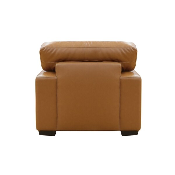 Bordeaux Leather Match Sofa，Loveseat，Armchair and Ottoman