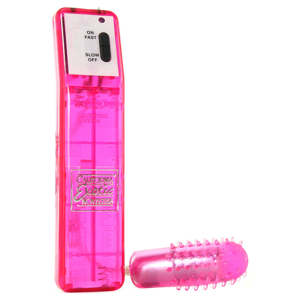 Turbo 8 Accelerator Bullet Vibe in Pink