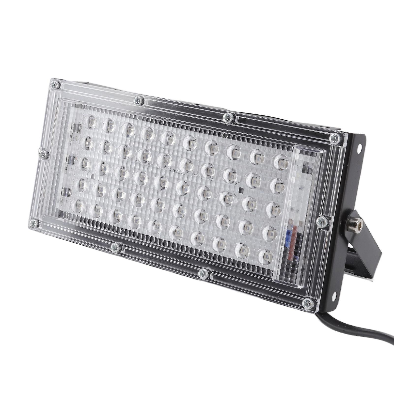 UV Flood Light 50W LED Aluminum Fluorescent Stage Lamp For Halloween Party EU 220 V