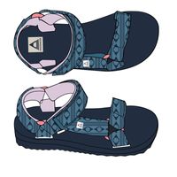 Venice Sandal - Tide Blue Multi