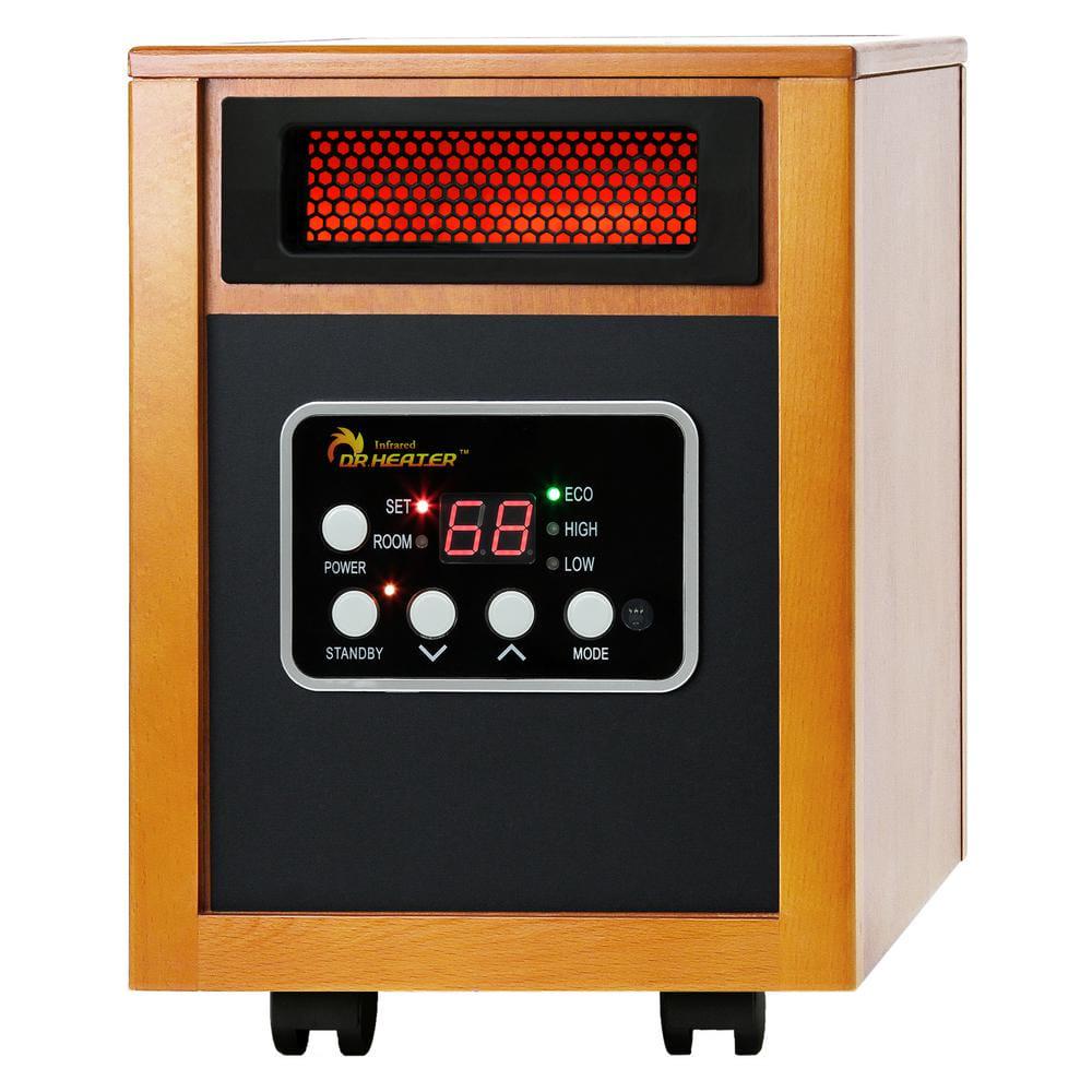 Dr Infrared Heater Original 1500Watt Infrared Portable Space Heater with Dual Heating System