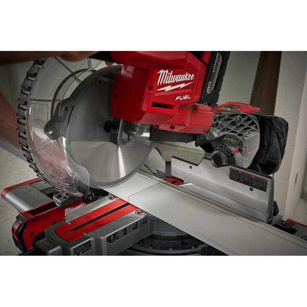 MW M18 FUEL 18V Lithium-Ion Brushless 10 in. Cordless Dual Bevel Sliding Compound Miter Saw with 7-14 in. Circular Saw 2734-20-2732-20